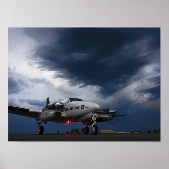 Poster Stormy King Air (Devant)