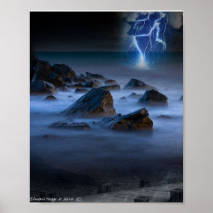 Poster Stormy Seashore