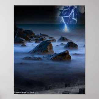 Poster Stormy Seashore