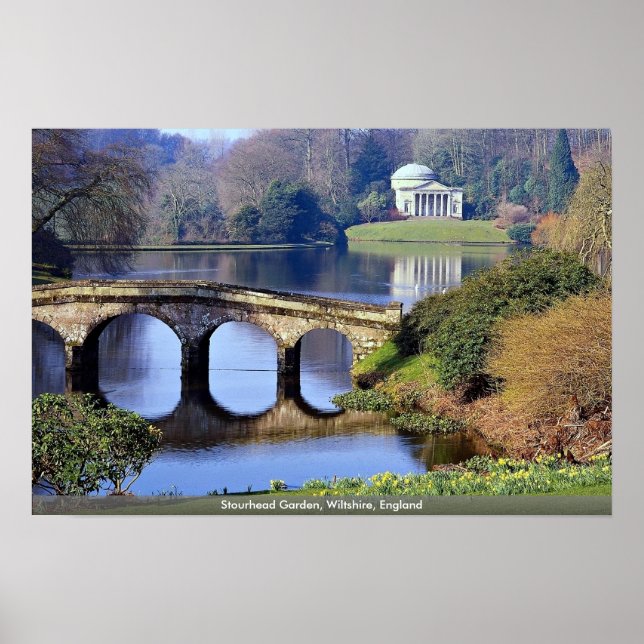 Poster Stourhead Garden, Wiltshire, Angleterre (Devant)