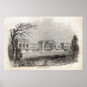 Poster Stowe - l'avant de jardin