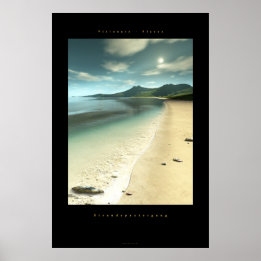 Poster Strandspaziergang