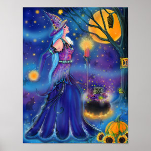 Poster Strange Brew sorcière de Renee Lavoie