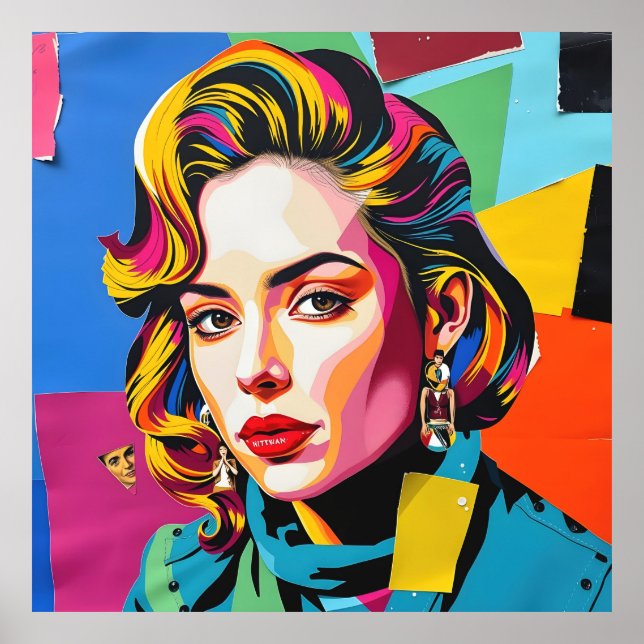 Poster "Strasha" - Gloss Pop Collage Dream (Devant)