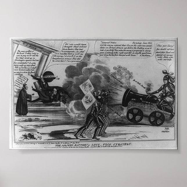 Poster Stratégie Loco-Foco Annexation TX (Devant)