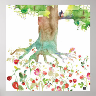 POSTER STRAWBERRYROOTS