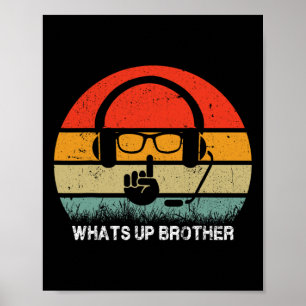 Poster Streamer de sketch Qu'est-ce que tu fais frère Vid