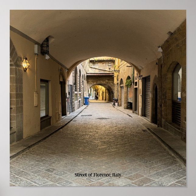 Poster Street of Florence Italy (Vorne)