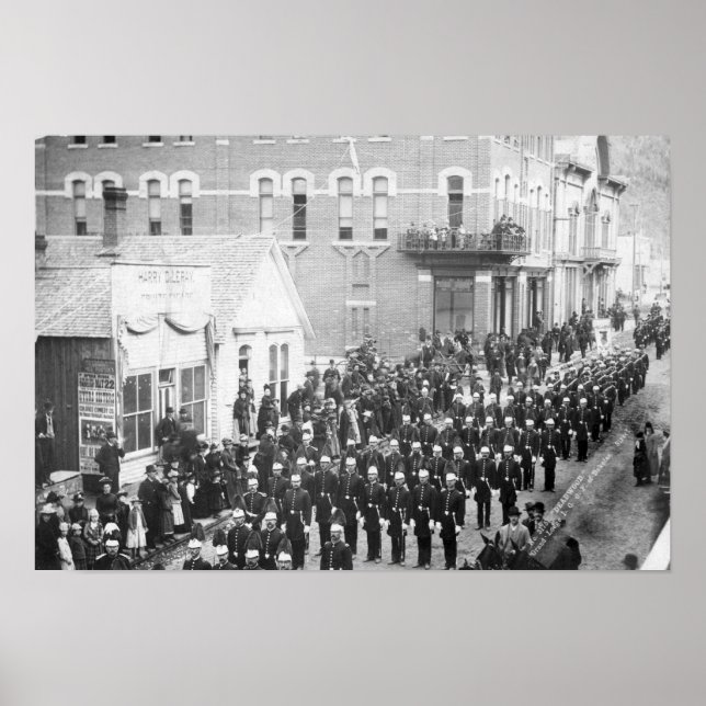 Poster Street Parade in Deadwood, SD Photographie (Devant)