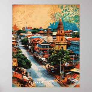 Poster Streetscape Sri Lanka