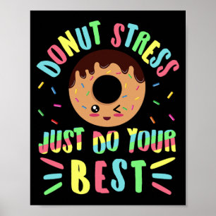Poster Stress Faites juste votre mieux - Tester enseignan