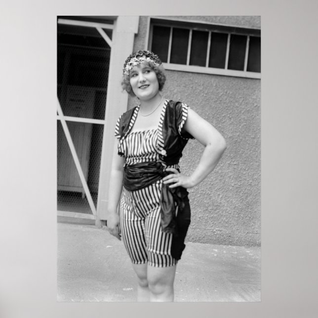 Poster Stripes amincissantes, années 1920 (Devant)