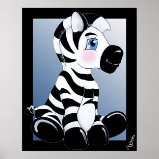 Poster Stripes the Zebra