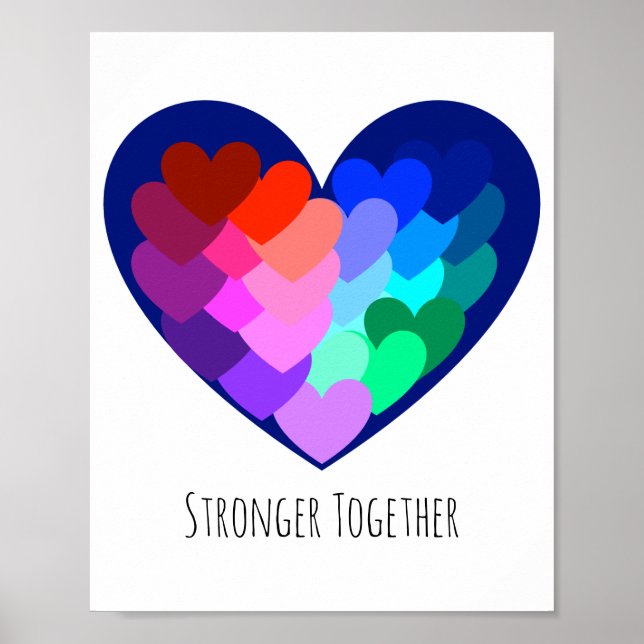 Poster "Stronger Together" (Vorne)