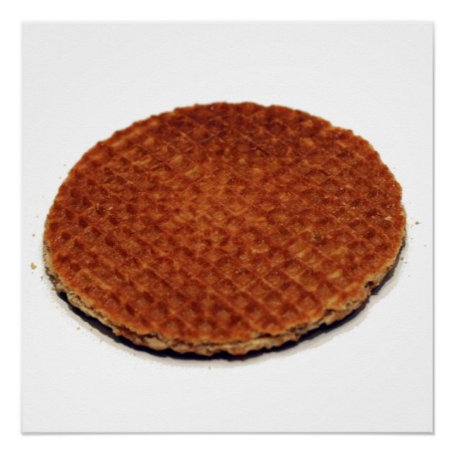 Poster Stroopwafel (Devant)