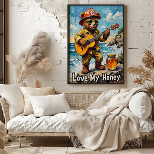 Poster Strums balnéaires : Bear's Sweet Melody