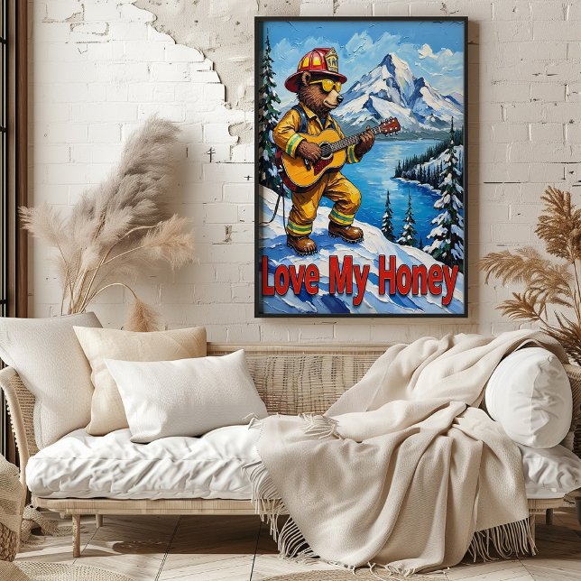 Poster Strums du sommet : Le miel de l'ours haute note (Créateur téléchargé)