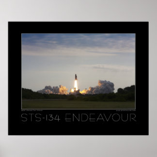 Poster STS-134 Space Shuttle Endeavour