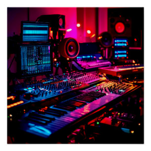 Poster Studio de musique à domicile
