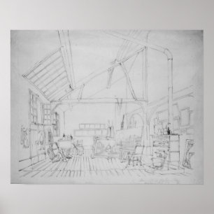 Poster Studio de Richard Parkes Bonington à Paris