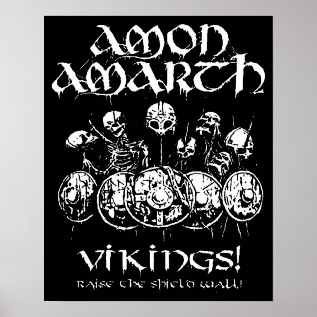 Poster Stuff Amon Amarth Retro - Young Mystic FanArt (Devant)