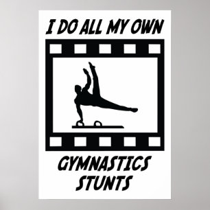 Poster Stunts de gymnastique