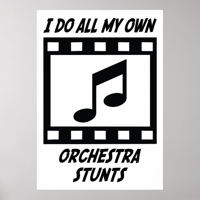 Poster Stunts de l'orchestre (Devant)