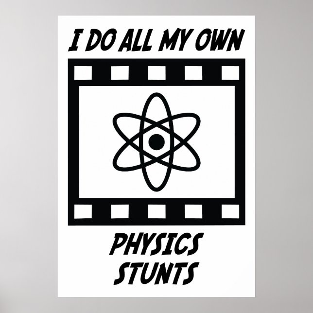 Poster Stunts de physique (Devant)
