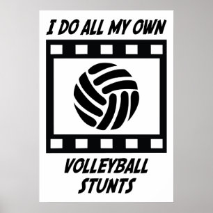 Poster Stunts Volleyball