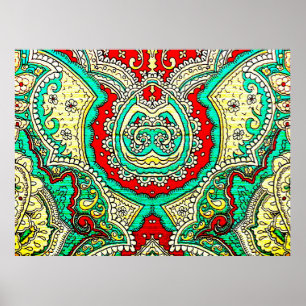 Poster style années 80, lumineux, néon, beau, psychédéliq
