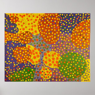 Poster Style artistique de Yayoi Kusama