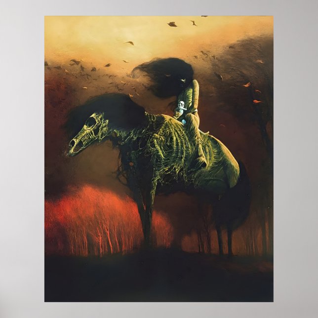 Poster Style artistique de Zdzislaw Beksinski (Devant)