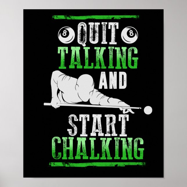 Poster Style Billard (Devant)