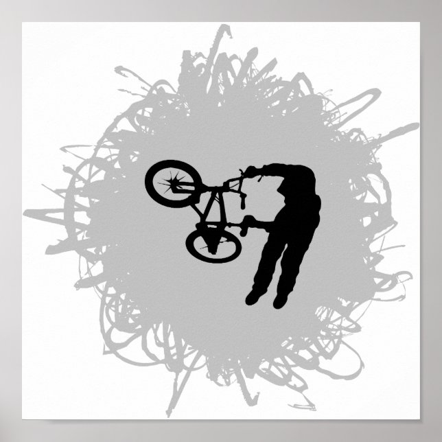 Poster Style BMX Scribble (Devant)