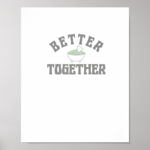 Poster Style graphique du texte Chips Guac Food Better To