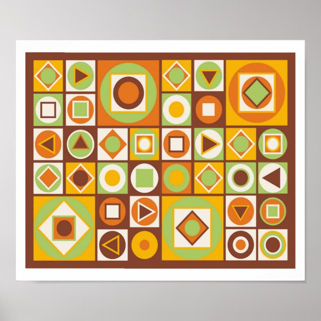 Poster Style Moderne Du Milieu Du Siècle 11 (Devant)