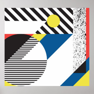 Poster Style moderne rétro Design Arrière - plan