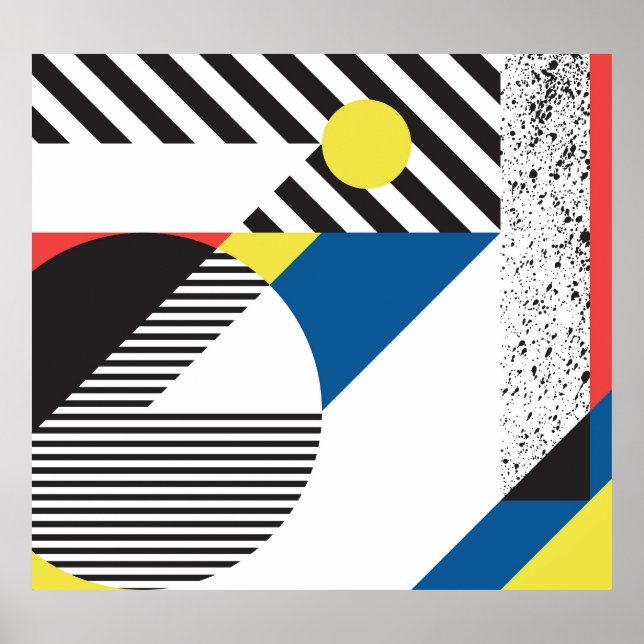 Poster Style moderne rétro Design Arrière - plan (Devant)