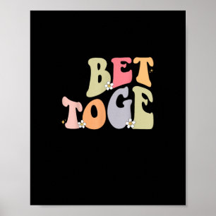 Poster Style pour couples assortis ensemble