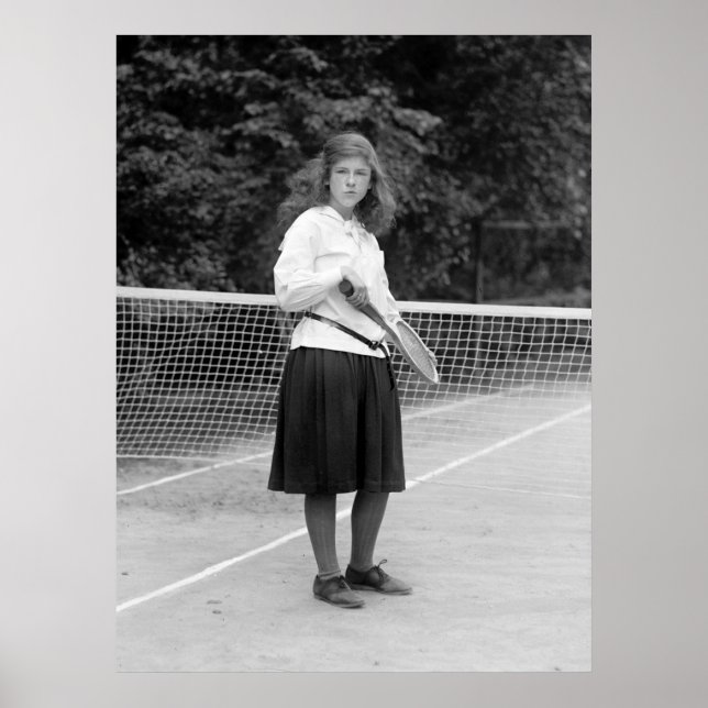 Poster Style tennis des années 1920 (Devant)