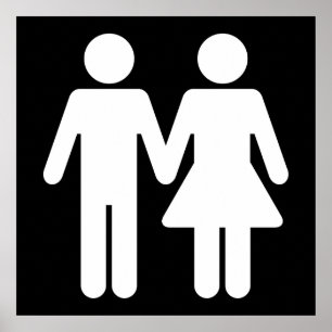 Poster Style WC couple
