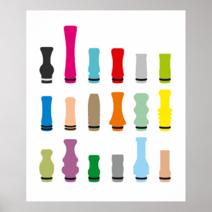 Poster Styles de bout d'égouttement