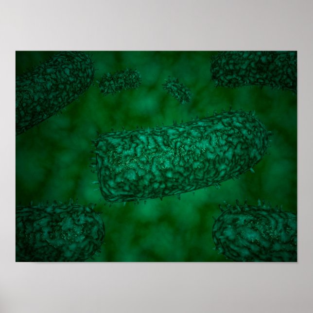Poster Stylisé Rabines Particules virus 1 (Devant)