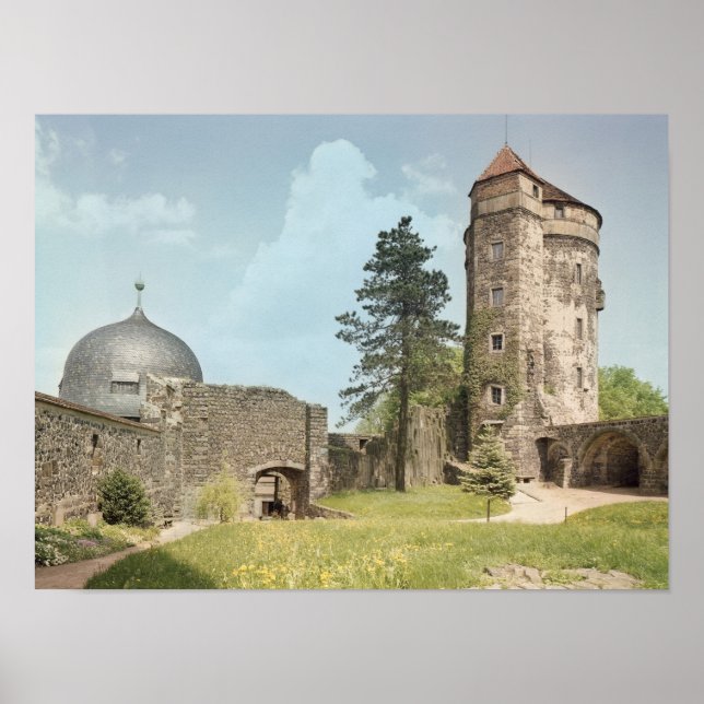 Poster Stylo Burg, Tour Cosel (Devant)