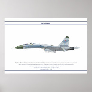Poster Su-27 Russie 1