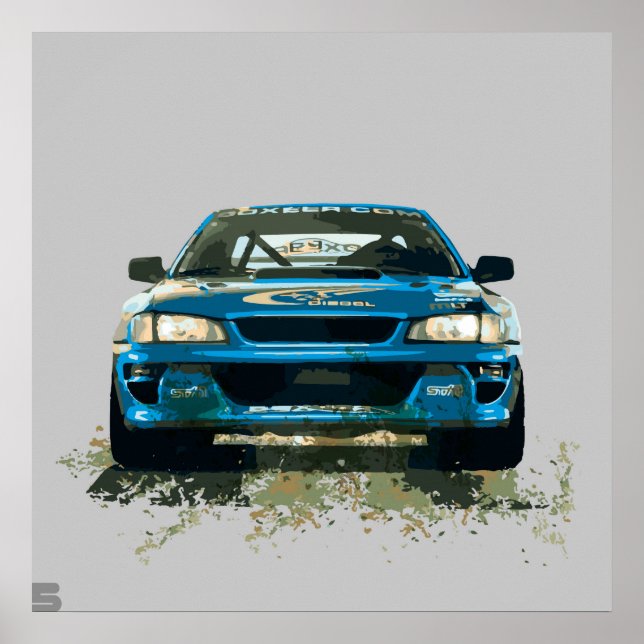 Poster Subaru. (Devant)