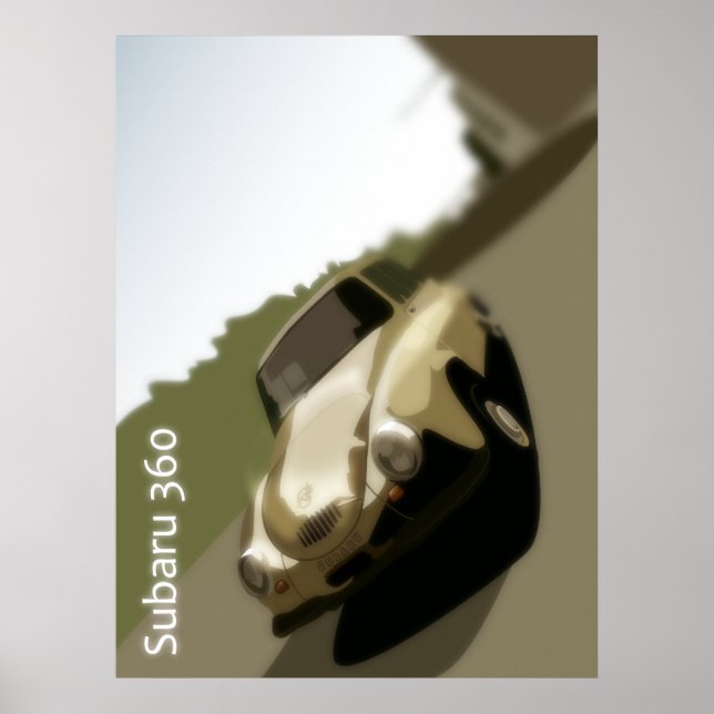 Poster Subaru 360 (Devant)