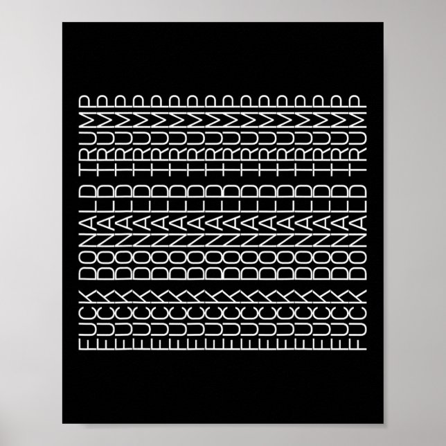 Poster Subtil anti-politique - Message caché Sarcasme F (Devant)