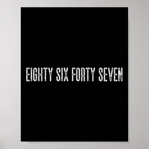 Poster Subtil anti Trump quatre-vingt-six quarante-sept 8