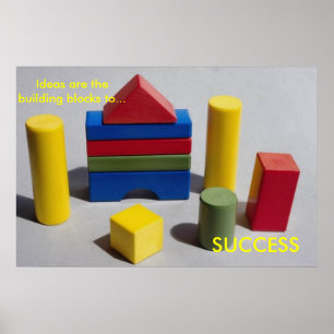Poster Succès de bâtiment par tdgallery
